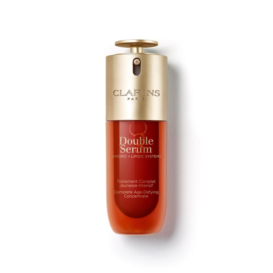 Clarins DOUBLE SERUM | Anti Aging Face Serum | Visibly Firms, Smoothes, Boosts Radiance, and Refines Pores | 24H Hydration | All Skin Types