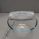 Keway 4.7 Quart Large Glass Mixing Bowl with Lid,Large Glass Bowl for Sourdough Bread Making,Kitchen Salad Bread Storage
