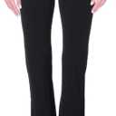 MOPAS Women's Soft Comfy Cotton Spandex Yoga Sweat Lounge Gym Sports Athletic Pants (Black), Size S
