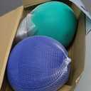 Seenelling 4 Pcs Foam Large Balls Soft Foam Dodgeballs Uncoated Playground Silent Sport Dodgeballs Lightweight Sponge Easy to Grasp Bouncy Balls for Kids Indoor Sports Activity