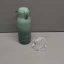 Momcozy Portable Bottle Warmer for Travel  Dual Heating Modes for Breast Milk & Water, Portable Milk Warmer with Fast Heating & Long Battery Life, 17 Ounces Large Capacity to Meet Your All-Day Needs (Gradual Change of Green)