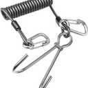 EEBBL Scuba Diving Reef, Scuba Diving Reef Stick, Anti-seawater Corrosion Double Scuba Diving Reef Hooks Scuba Diving, 316 Stainless Steel Reef Cord Hook