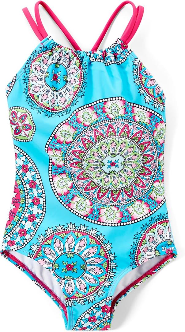 Kanu Surf Girls Jasmine Beach Sport Halter One Piece Swimsuit (12)