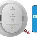 Kidde Smart Smoke Detector, Ring App Enabled for Real-Time Notifications, Hardwired Alarm, AA Backup Battery