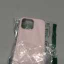 ORNARTO Compatible with iPhone 14 Pro Max Case 6.7, Slim Liquid Silicone 3 Layers Full Covered Soft Gel Rubber Phone Case Protective Cover with Microfiber Lining 6.7 inch-Chalk Pink