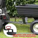 1 Pack Clevis pin, 3-2/5in x 3/4in Red Handle Hitch Pin Hitch Pin Accessories for Tractors