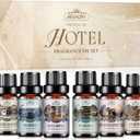 Hotel Diffuser Oils Gift Set - 6x10ML Luxury Fragrance Oil Blend, Hotel Scent Essential Oils Set for Diffuser, Candle, Soap Making Scents (0.34 Fl Oz (Pack of 6))