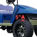 ECOTRIC 5" Drop Axle Golf Cart Lift Kit Compatible with 1994-2001.5 EZGO TXT/Medalist Golf Carts Gas Models