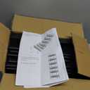 6 Tier Slim Rolling Storage Cart, Narrow Mobile Shelving Unit Organizer Utility Cart with Wheels, Metal Wire Storage Rack with Baskets for Kitchen, Bathroom, Laundry & Living Room, 10in(W) Black