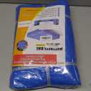 King Mattress Bag for Moving and Storage, Reusable Heavy Duty Tarp Waterproof King Size Bed Mattress Cover, Zippered Mattress Protector with 8 Strong Carrying Handles, 82’’ L x 79’’ W x 15’’ D