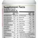 AnuMed Women's Multivitamin with Iron, Vitamin D3, Magnesium, B-Complex & Herbal Support 60 Capsules Energy, Hormone Balance, Heart Health