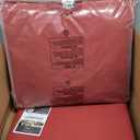 Arden Outdoor Deep Seat Cushion Set, 24 in x 24 in, Weather-Proof, Rain-Proof, Fade Resistant Patio Cushion for Chair, Sofa, and Couch Ruby Red Leala