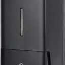 AIKE Wall Mount Liquid Soap Dispenser for Commercial Bathroom 27oz Large Capacity Manual Push Pump Black