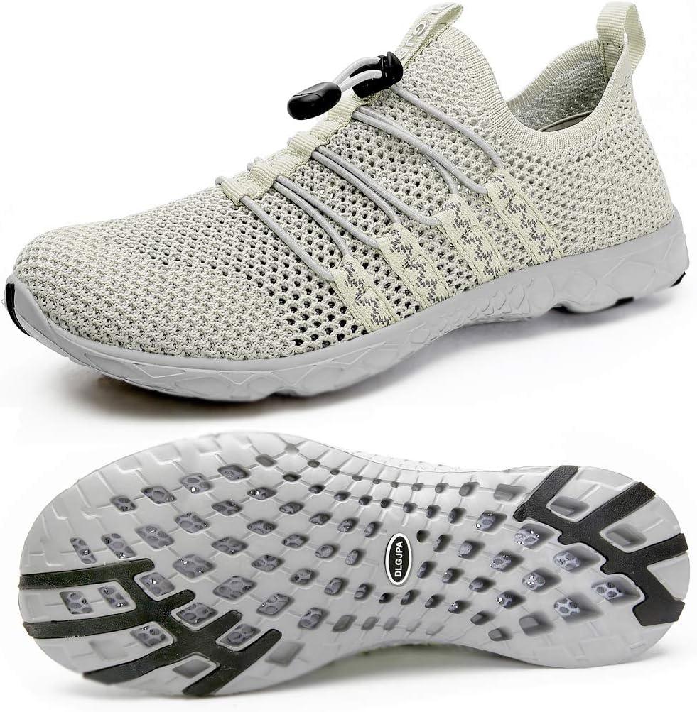 DLGJPA Women's Lightweight Quick Drying Aqua Water Shoes Athletic Sport Walking Shoes, Size 36
