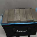 Juegoal 54 Piece Giant Tumble Tower Grey for Adult Kids Family, Wooden Block Stacking Game with Gameboard & Canvas Bag, Outdoor Games for Backyard Lawn Party Playing, 6.9 x 6.9 x 24 Inches, X-Large