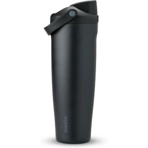 Owala FreeSip Sway - Stainless Steel - 40-oz. - Black (Very, Very Dark)