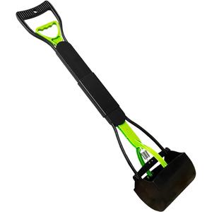 28" Large Pooper Scooper for Dogs, Heavy Duty Poop Scooper for Large Medium & Small Dog, Pet Dog Pooper Scooper for Grass & Gravel Pick Up (Green)