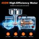 450W Electric Tomato Strainer, Tomato Milling Machine Sauce Maker