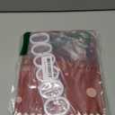 Emvency Christmas Balls Shower Curtain, Fir Branches Waterproof Fabric Bathroom Winter Red Shower Curtain Set with 12 Hooks 72"X72"