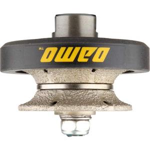 DAMO V25 1 inch Full Bullnose Diamond Hand Profile Wheel, Hand Profiler, Coarse Grit Router Bit, 5/8-11 Thread, for Granite, Concrete, Marble, and Countertop Edge