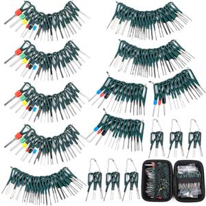 Terminal Removal Tool Kit 172 Pcs Depinning Tool Electrical Connector Pin Removal Tool Kit Pin Extractor Tool Set Wire Terminal Release Tool for Automotive Car Household Devices