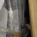 Solid Wood Dining Chairs Set of 4, Farmhouse Kitchen Chairs with Oak Backrest, Wooden Dining Room Chairs for Dining Room, Living Room, Non-Slip Foot Pads, Black