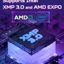 Acer Predator Pallas II DDR5 RAM 32GB (16GBx2) 6000MHz CL30 PC5-48000 Intel XMP 3.0 AMD Expo Compatible Computer Memory, Black - BL.9BWWR.433