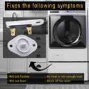 Seentech 8577274 Dryer Thermistor and 3392519 Dryer Thermal Fuse - Exact Fit for Whirlpool Kenmore Maytag Inglis - Replace 8577274, 3390292, 3406294, 3976615, 772546, AP3919451, AP601351