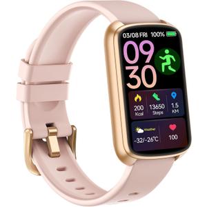 Fitness Tracker, Smart Watch for Women Men with 24/7 Heart Rate/Blood Pressure/Blood Oxygen Monitor,Sleep Tracker,Step & Calorie Counter, IP68 Waterproof Fitness Watches Compatible with Android&iPhone