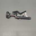 Pre Rinse Sprayer Commercial Sink Sprayer Head,1.42GPM Spray Valve Dish Spray Nozzle with Ergonomic Handle, Faucet Parts for Commercial Kitchen Sink,Chrome FinishedGray