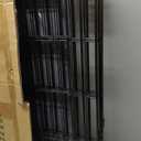 PETIME Foldable Metal Dog Exercise Pen/Pet Puppy Playpen Kennels Yard Fence Indoor/Outdoor 8 Panel 24" W x 24" H with Top Cover (with top Cover, 8 Panels 24" H)