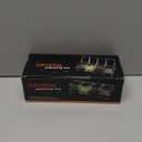 Qinyoung 4 Pcs Hot Cocoa Bar Supplies Clear Acrylic Seasoning Spice Box with Cover and Spoon Cocoa Marshmallows Peppermints Chocolate Chips Storage Container for Christmas Hot Chocolate Bar