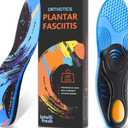 Plantar Fasciitis Pain Relief Insoles for Men and Women, Full-Length Sports Inserts with Good Arch Support, Ideal for Running, Walking, All-Day Standing, No Trimming Size Men 10- 10.5 Women 12-12,5