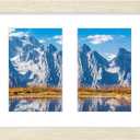 8x20 Collage Picture Frame for Wall Mounting, Cornsilk