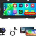 [2+64GB] Android Car Stereo for Dodge Ram(2002-2006), Jeep Wrangler 2003-2006, Jeep Liberty 2002-2007, Jeep Grand Cherokee(1999-2004)  6.86" HD Touchscreen with CarPlay Android Auto GPS SWC