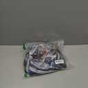 Patelai 4 Pcs Scary Halloween Ghost Curtain Halloween Window Silhouette Decoration Horror Window Door Cover Spooky Poster Screen for Indoor Outdoor Party Decor (Clown Killer)