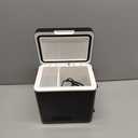 Iceblue Mini Fridge, 13 Display Modes Adjustable LED Light Mirror Gaming Mini Fridge, 4 Liter /6 Cans Gaming Small Refrigerator, AC/DC Dualuse Beverage Skincare Fridge for Bedroom,Gift  Black