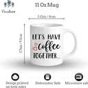 Christmas Gifts for Couples, Lets Have Coffee Together Forever Mug Set, Wedding Gift, Engagement Gift For Couple, His And Her Coffee Mug, Unique Anniversary Present On Birthday, Valentine Day For Wife