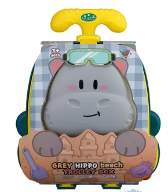 Sand Toy Suitcase for Sculpture Shovel Mold Seaside 8Pcs Beach Water Play Party Favor Sandcastle for Play