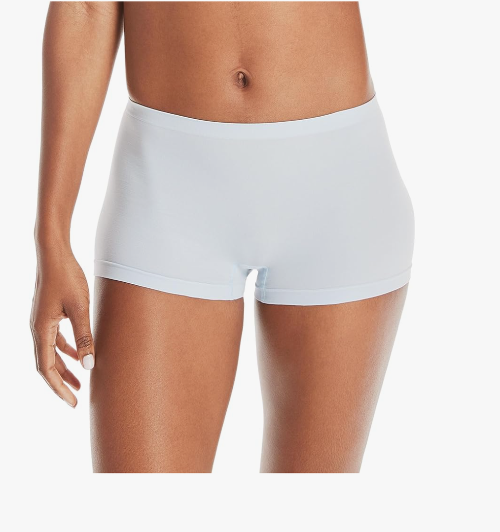 Hanes Women's Seamless Underwear Pack, Comfort Flex Fit Bikini Boyshort or Thong Panties, 2-Pack Size 2XL