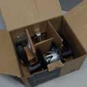 Schlage F10 ACC 622 CAM Accent Door Lever with Camelot Trim, Hall & Closet Passage Lock, Matte Black