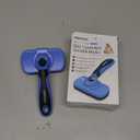 Swihauk Self Cleaning Slicker Brush - Skin Friendly Deshedding Grooming Tool for Dogs & Cats, Suitable for Shedding & Haired Pets, with Pet Supplies Accessories, Blue