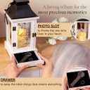 Memorial Lantern with Photo Frame & Keepsake Drawer | Ready-to-Gift Box