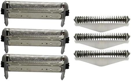 Foil and Cutter Set Compatible with Remington MicroScreen 3 TCT MS3-2000, MS3-2700, MS3-3000, MS3-3500, MS3-3700, MS3-4000