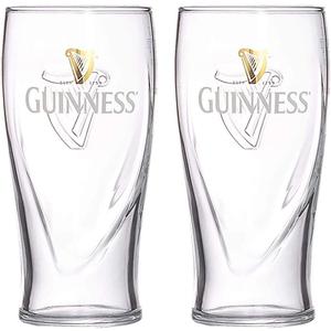 Guinness 2 Pack 1/2 Pint Glass Set