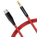 Aux Cable USB C to 3.5mm Audio Cord Compatible with Samsung Galaxy Tab Active5/Active 4 Pro, Car Stereo Aux-in Adapter Speaker Jack Wire Braided Type-C