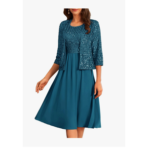 GRACE KARIN 2025 Mother of The Bride Dresses Wedding Guest Party Dress Two Piece Dress size xl
