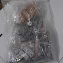 47 Pantry Cabinet, Kitchen Pantry Storage Cabinet with Doors and Adjustable Shelves,Freestanding Buffet Cupboards Sideboard for Living Room and Dinning Room (White)