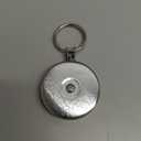 KEY-BAK Original Retractable Key Holder with a Chrome Front, Steel Belt Loop, Split Ring and Made in the USA