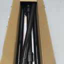 Seimneire 4pcs Furniture Legs, Black Metal Support Foot Heavy Duty Replacement Legs for Sofa TV Cabinet Coffee Table Bed Sideboards Cupboard Dresser - 7.5 Inch / 190mm